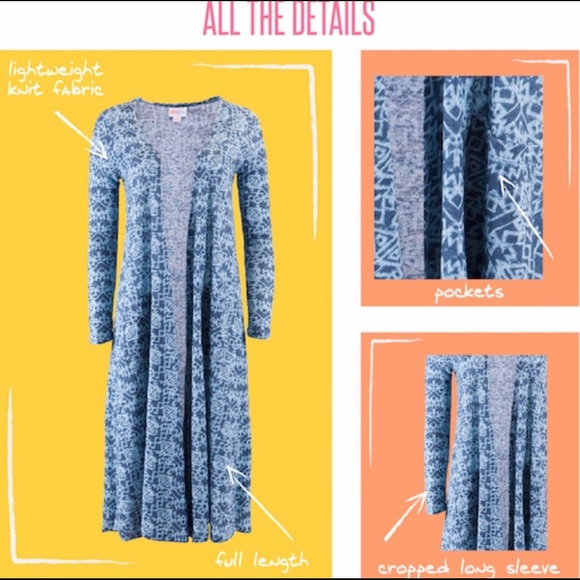 Lularoe Sarah Cardigan - Picture 6 of 6